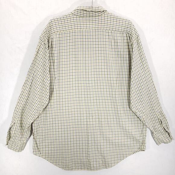 Abercrombie & Fitch Shirt Mens Medium Multicolor Check Wool Blend Button Down - Picture 6 of 11